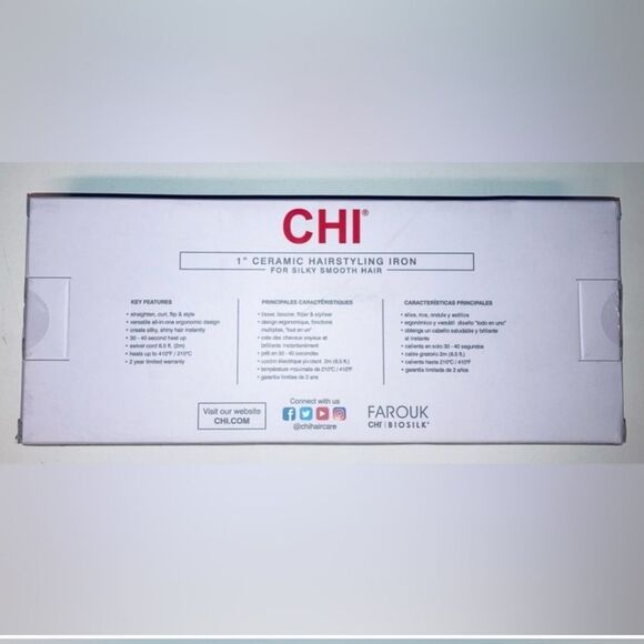 CHI See You At The Beach Limited Edition 1" Ceramic Hairstyling Iron - Picture 3 of 5